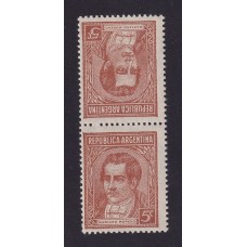 ARGENTINA 1935 GJ 795T ESTAMPILLAS NUEVAS MINT TETE-BECHE U$ 39